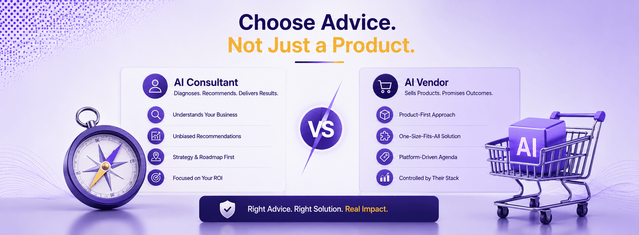 AI consultant vs AI vendor