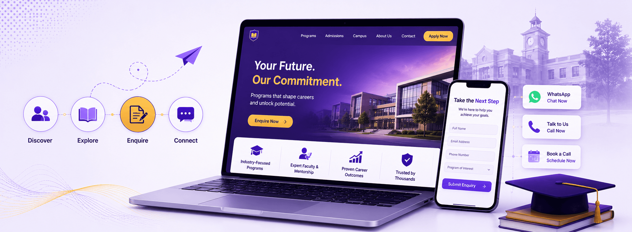 Building an education website that converts