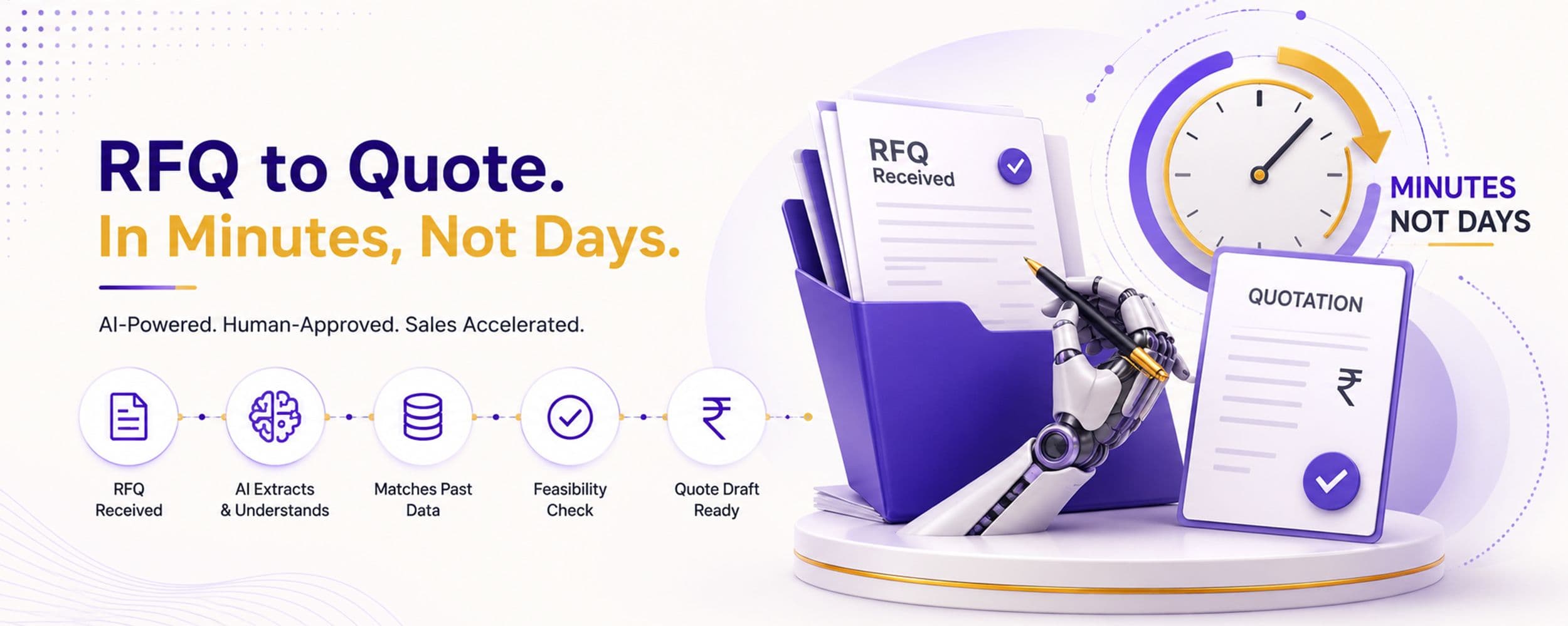 RFQ to quote in minutes with AI in manufacturing
